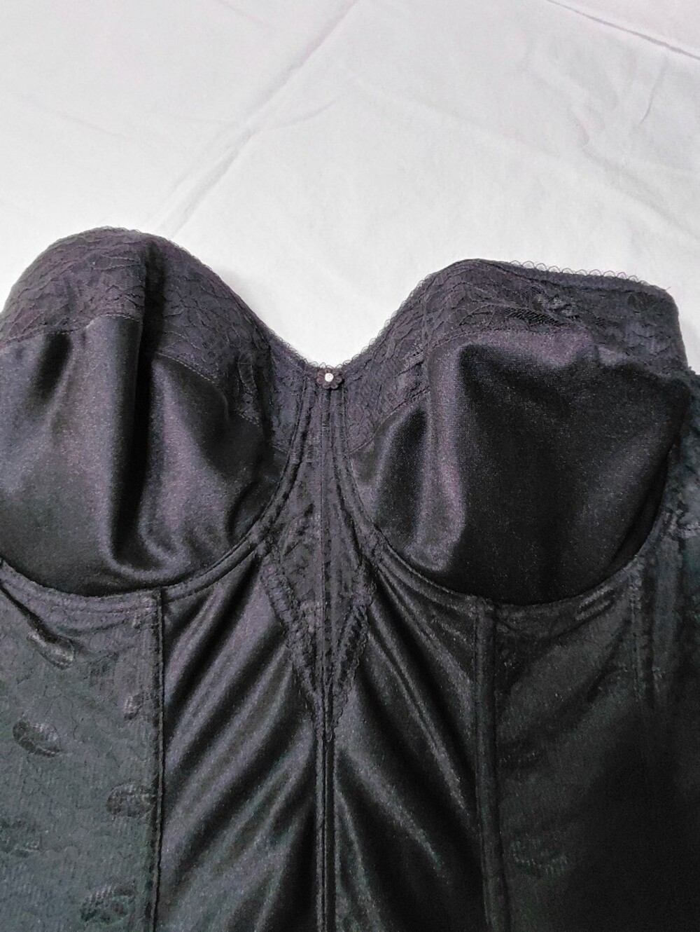 Dominique Black Strapless Longline Bustier - Picture 4 of 16